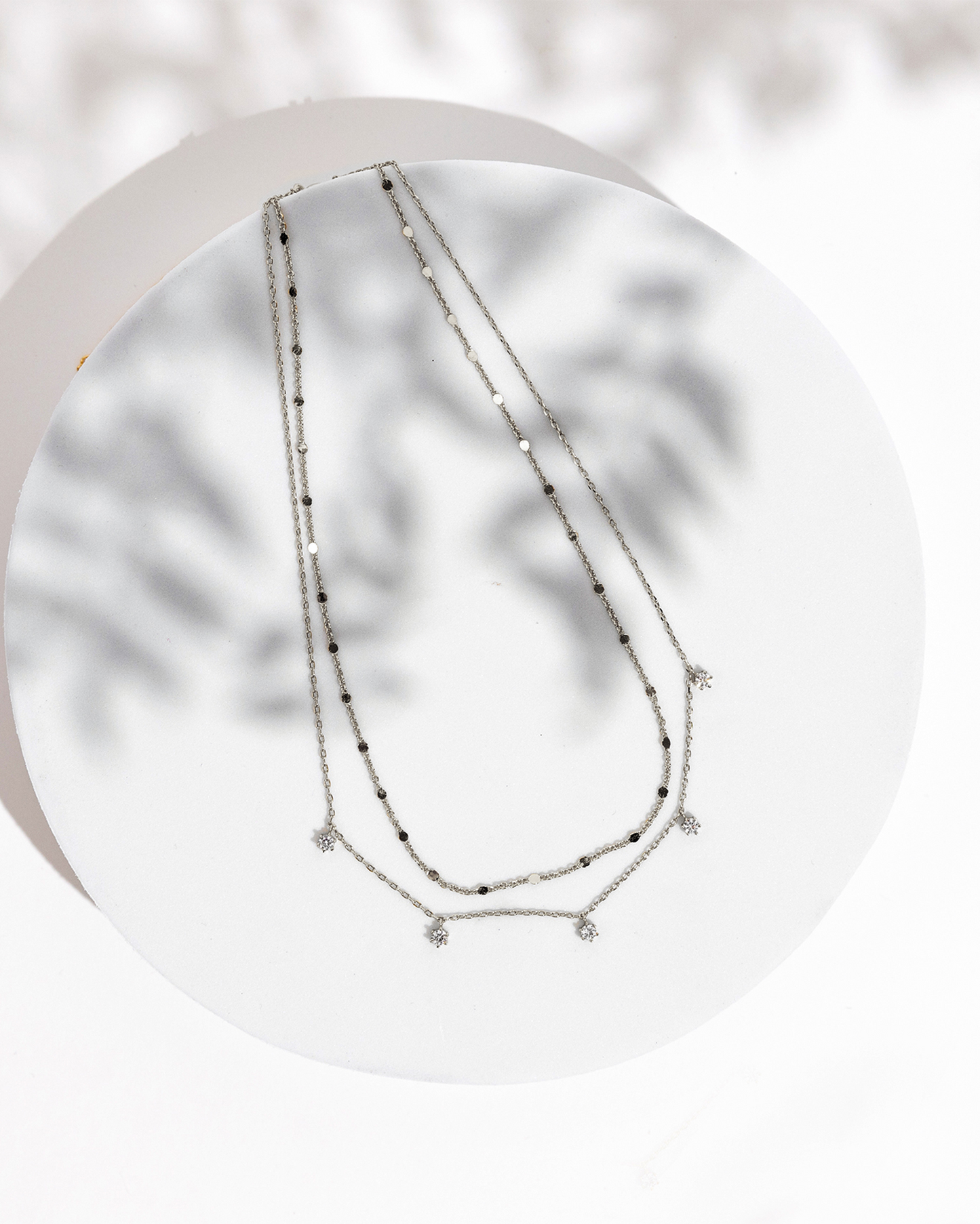 Cubic Zirconia Chain Necklace