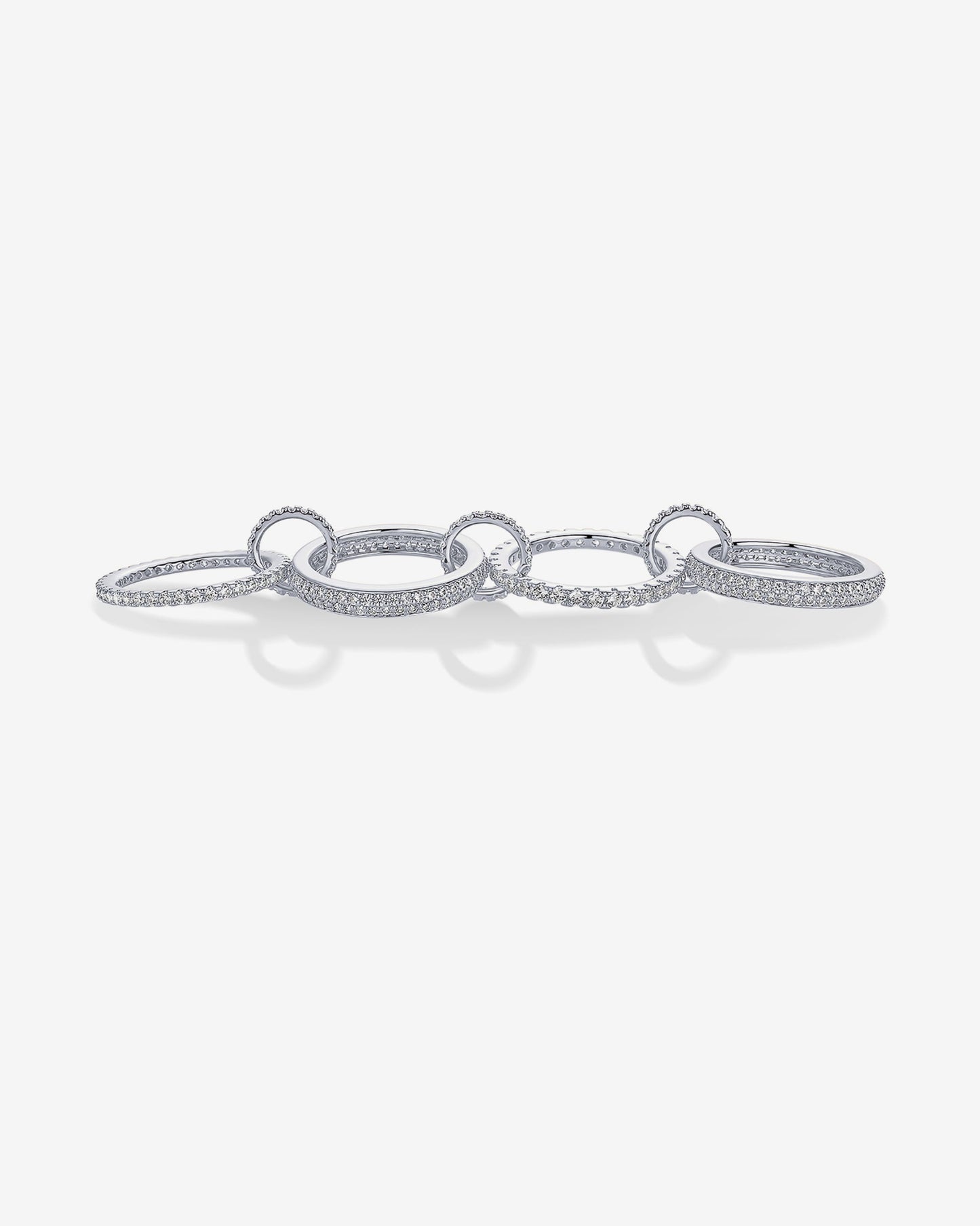 Interlocking Multi Band Ring
