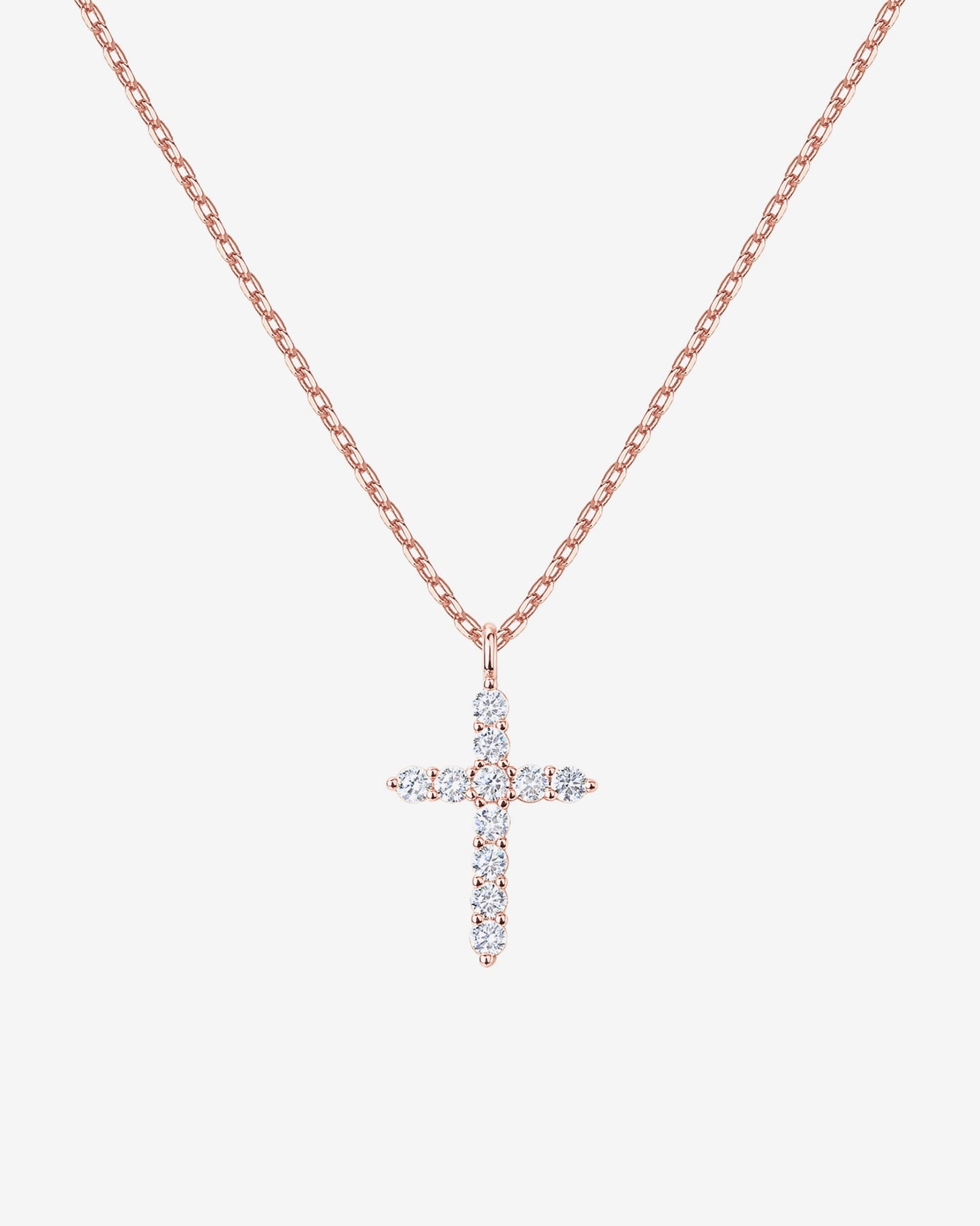 Cubic Zirconia Cross Pendant