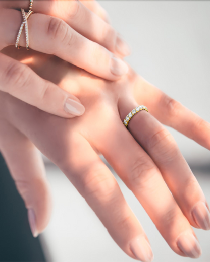 Vermeil Classic Eternity Band
