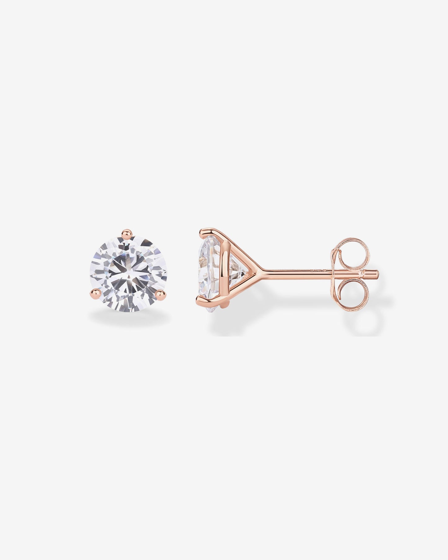 Three Prong Round Studs