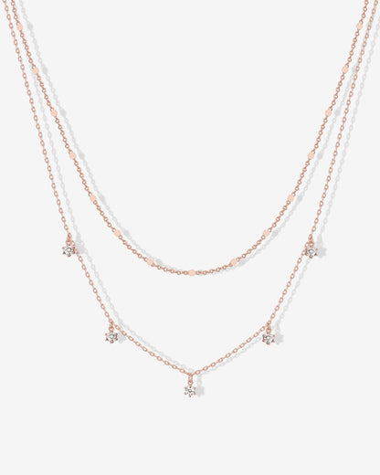 Cubic Zirconia Chain Necklace