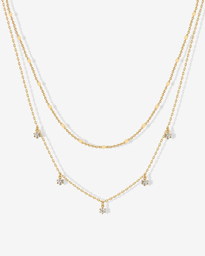 Cubic Zirconia Chain Necklace