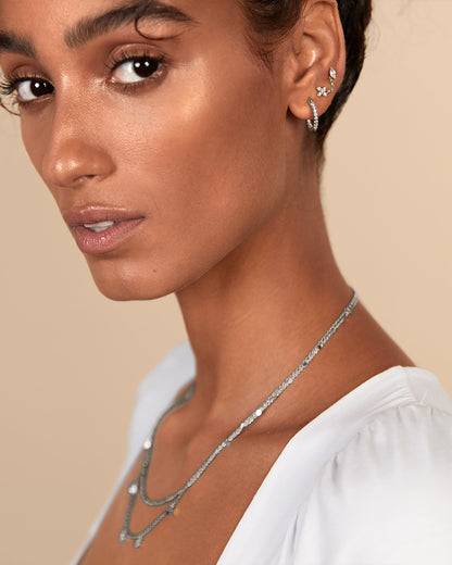 Tiny Flower Screw Back Stud