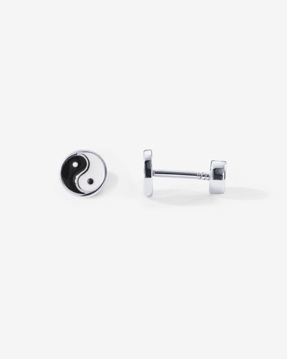 Yin Yang Screw Back Studs