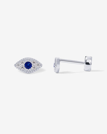 Evil Eye Screw Back Stud