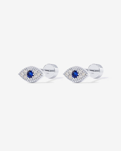 Evil Eye Screw Back Stud