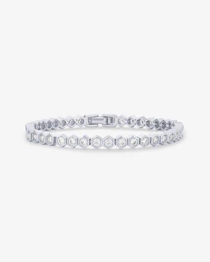 Honeycomb Tennis Bracelet