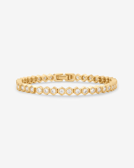 Honeycomb Tennis Bracelet