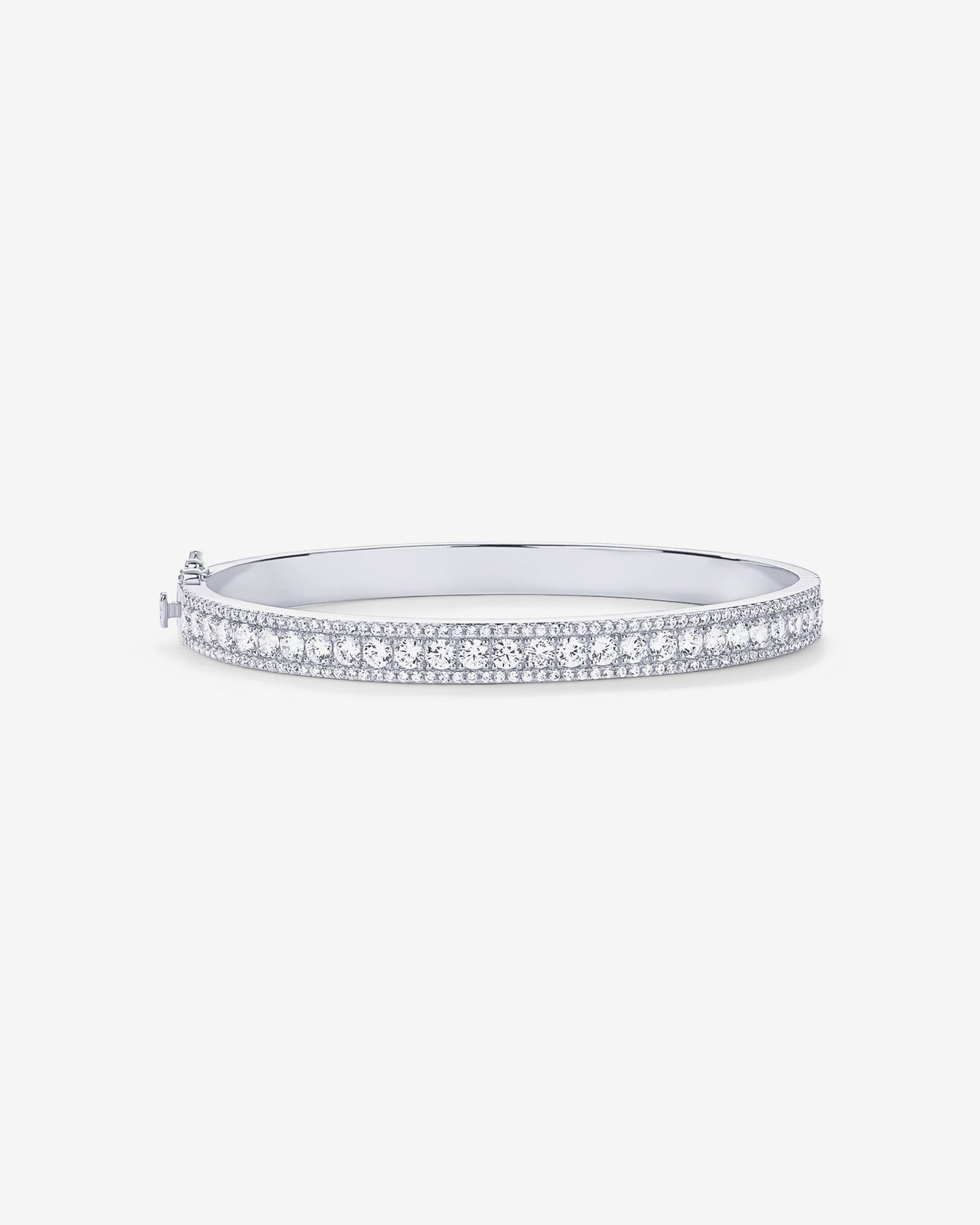 Classic Cubic Zirconia Bangle Bracelet