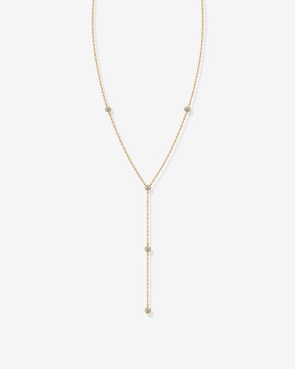 Lariat Station Necklace