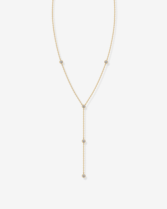 Lariat Station Necklace