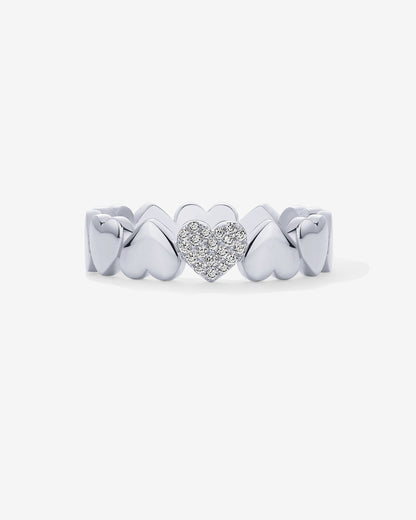 Heart Stackable Ring