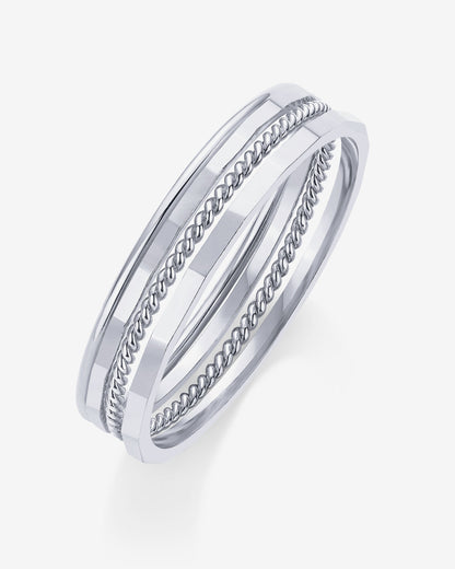 Minimalist Stacking Ring Set