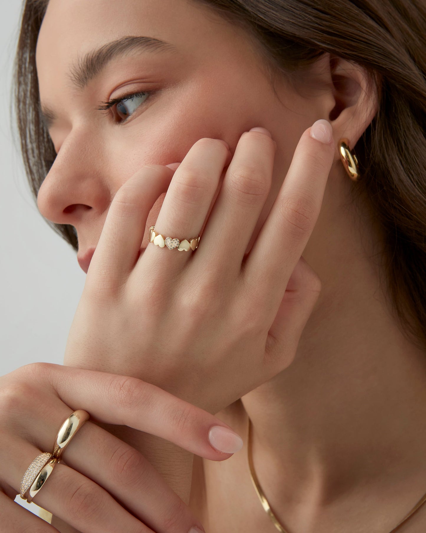 Heart Stackable Ring