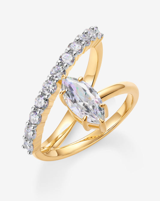 Hathor Crossover Open Ring