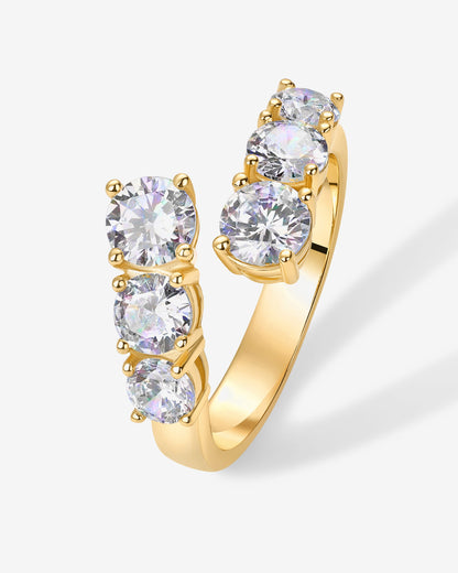 Nut Crossover Chunky Ring