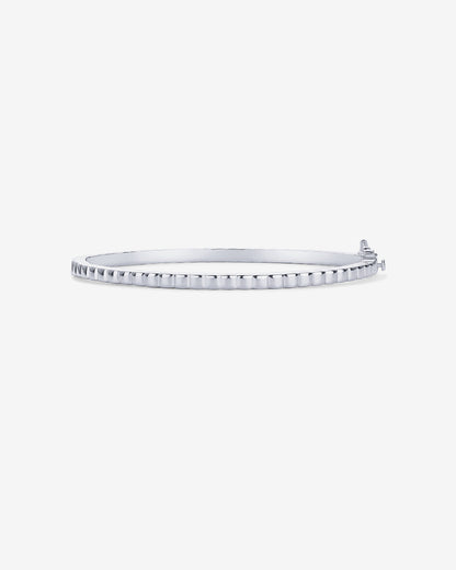 Ribbed Cuff Bangle