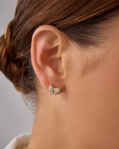 Coquette Bow Studs