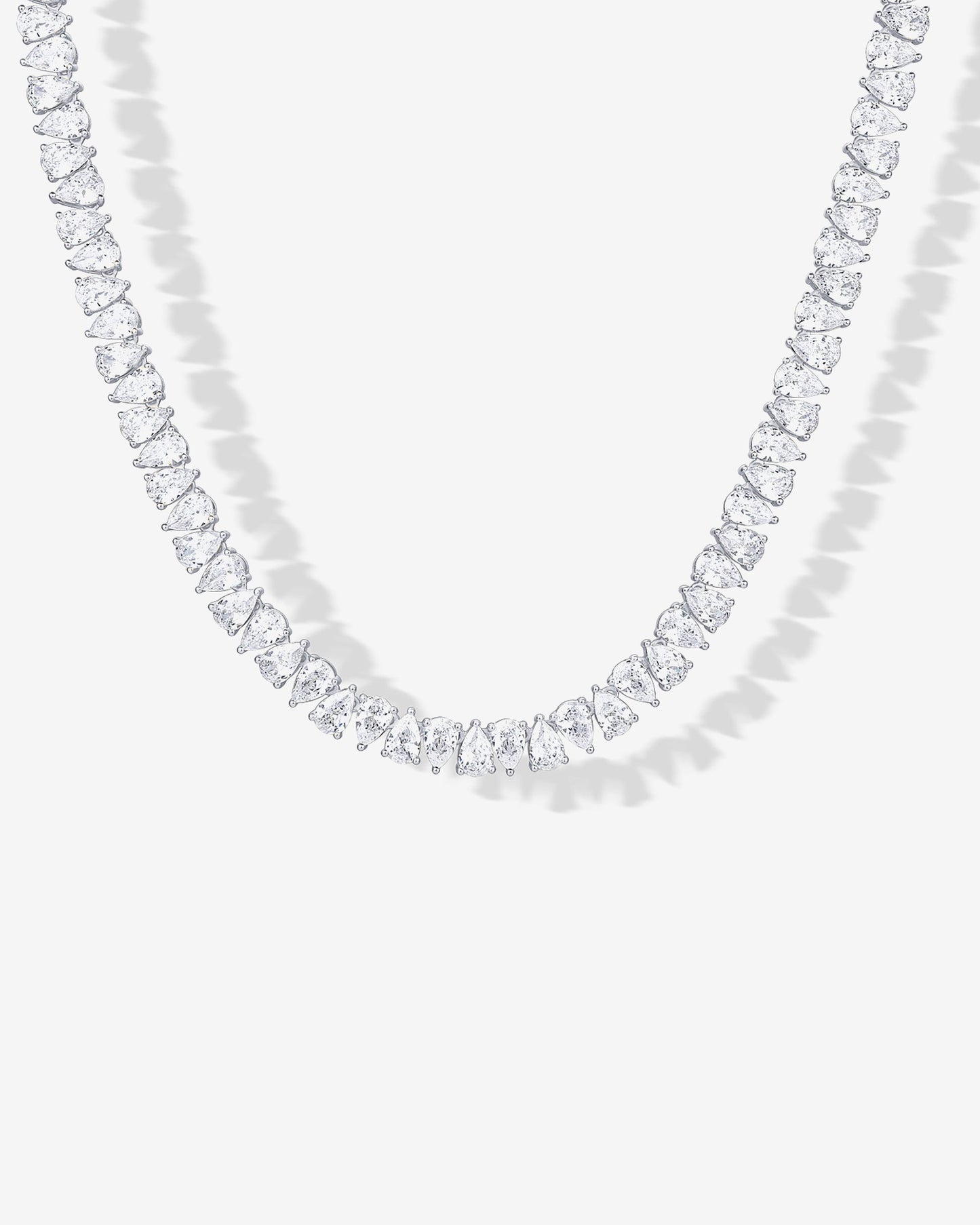 Pear Tennis Necklace