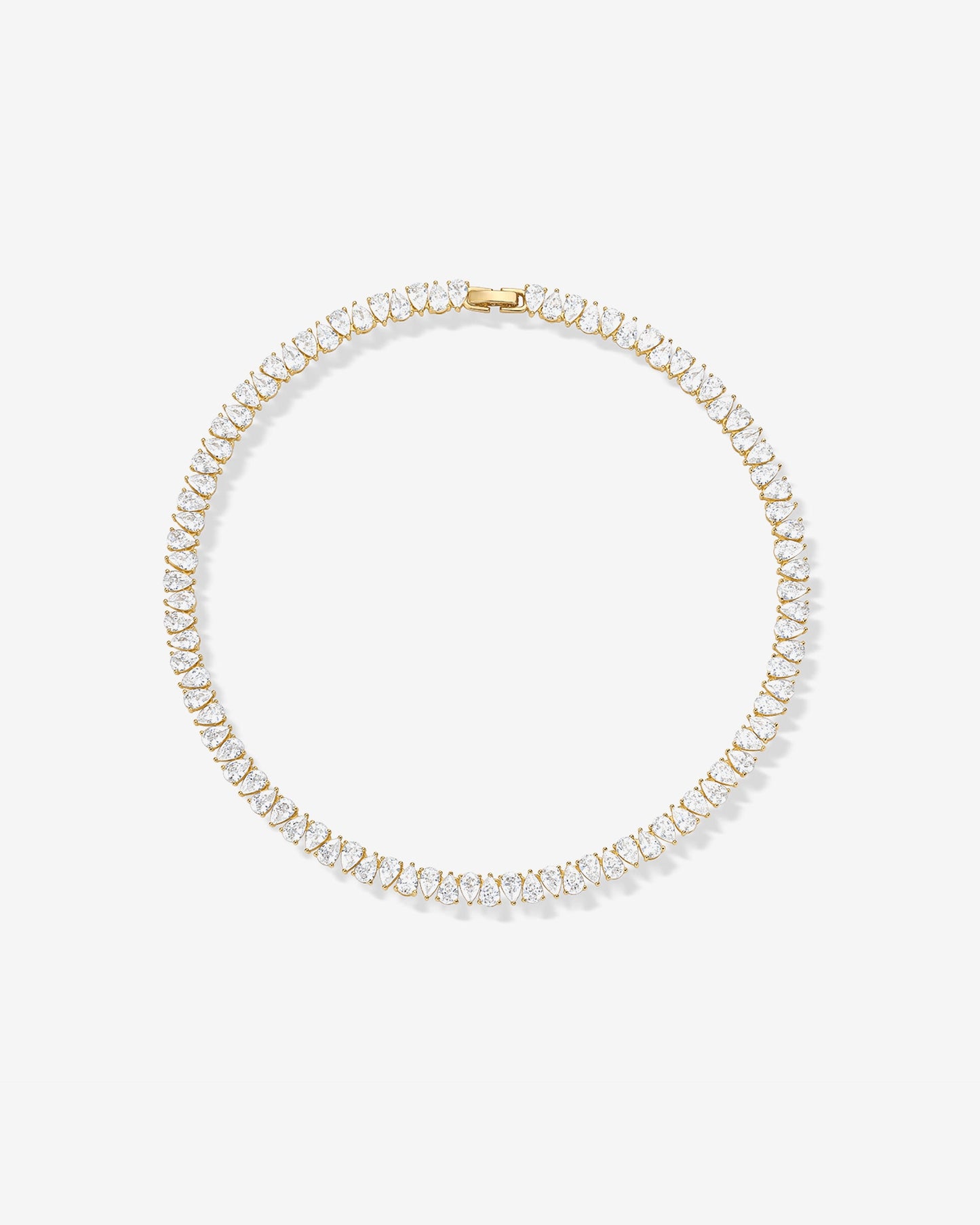 Pear Tennis Necklace