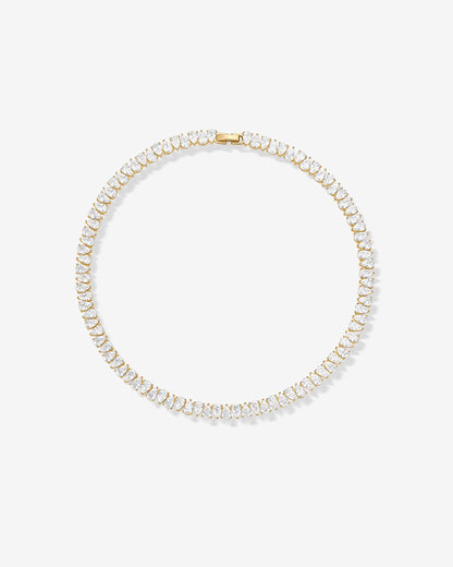 Pear Tennis Necklace