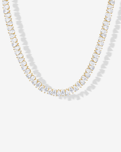 Pear Tennis Necklace
