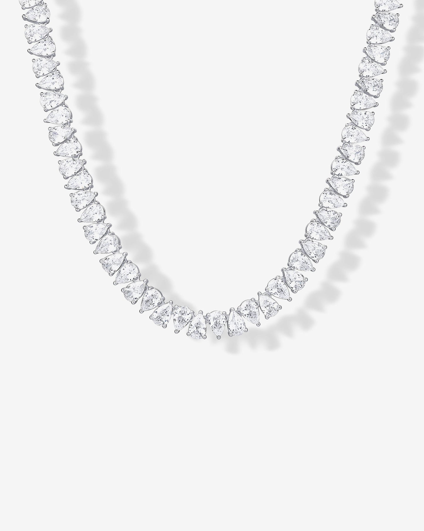Pear Tennis Necklace