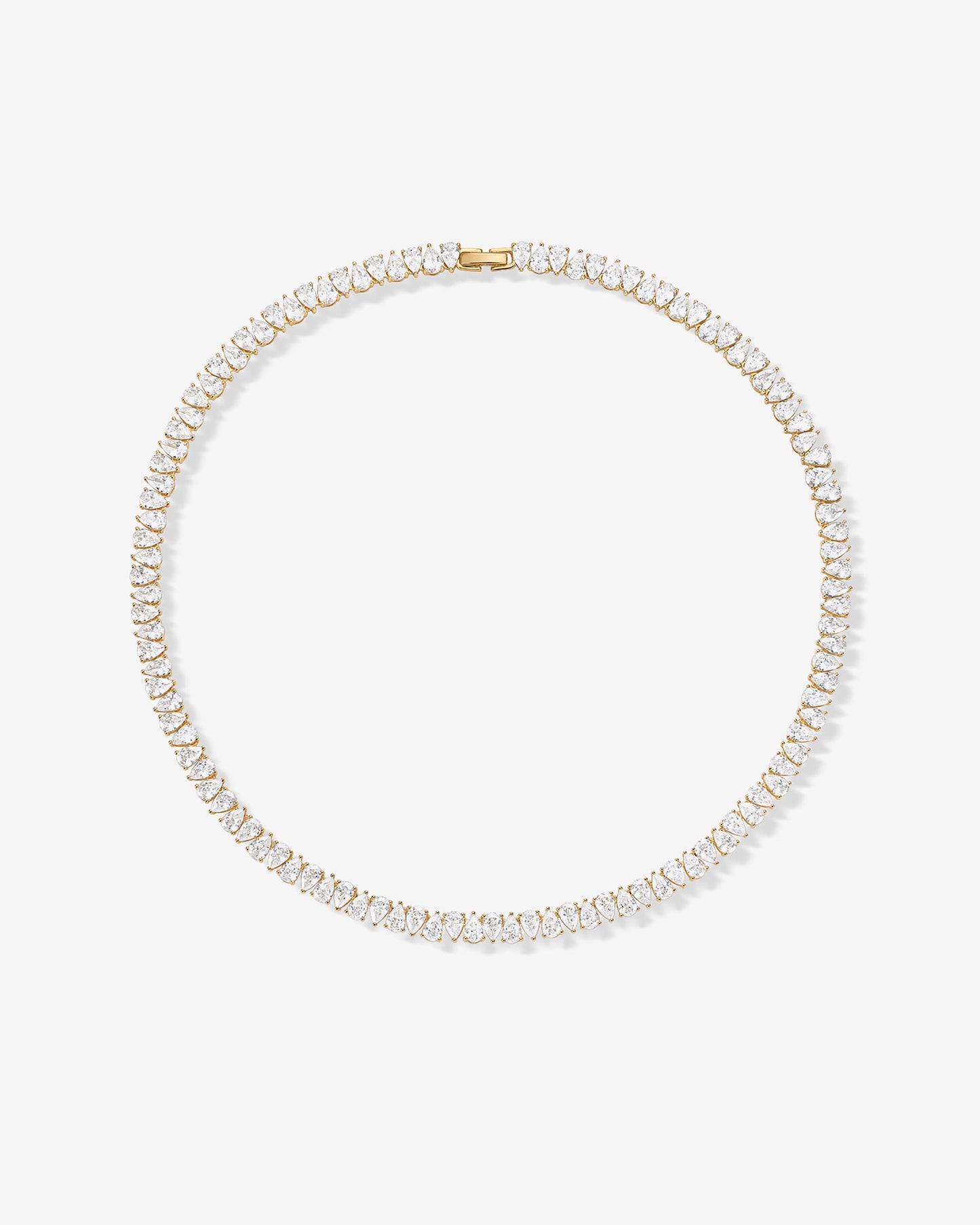 Pear Tennis Necklace