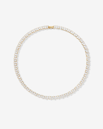 Pear Tennis Necklace