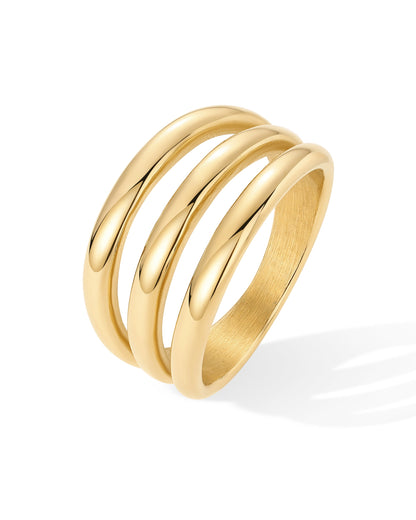 Chunky Triple Stack Ring