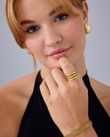 Chunky Triple Stack Ring