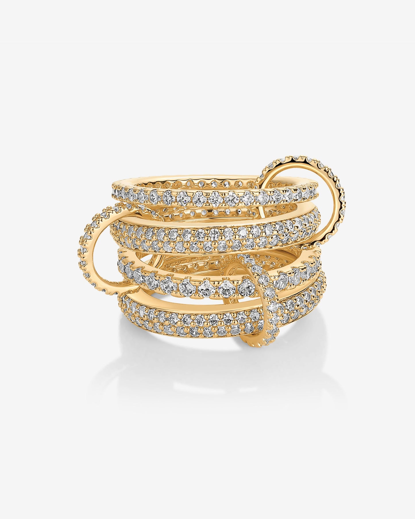 Interlocking Multi Band Ring