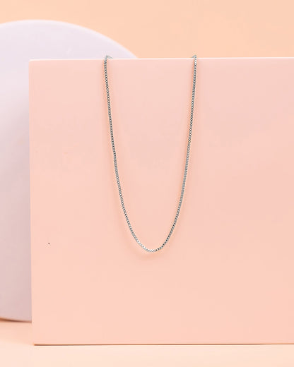 Box Chain Adjustable Necklace