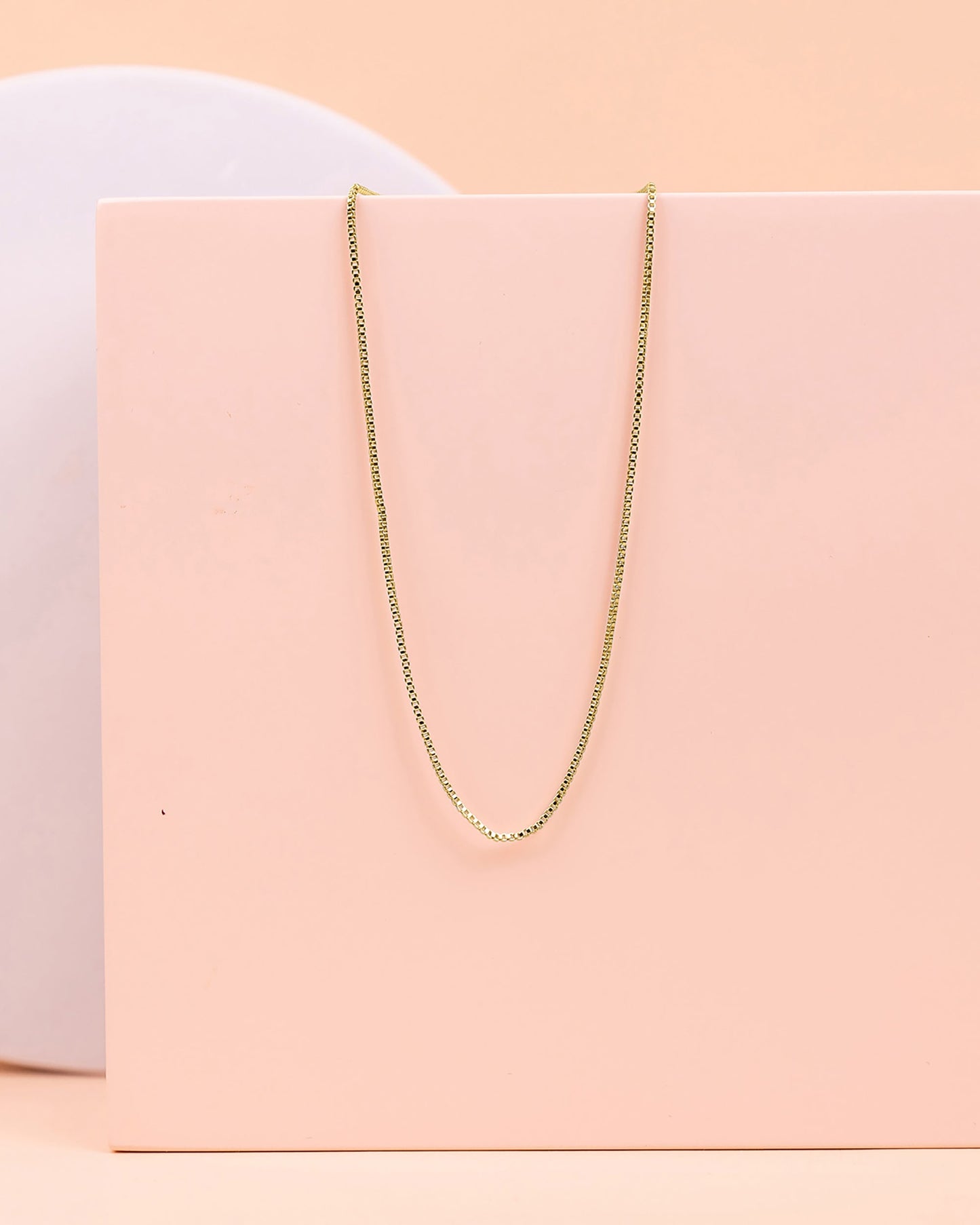 Box Chain Adjustable Necklace