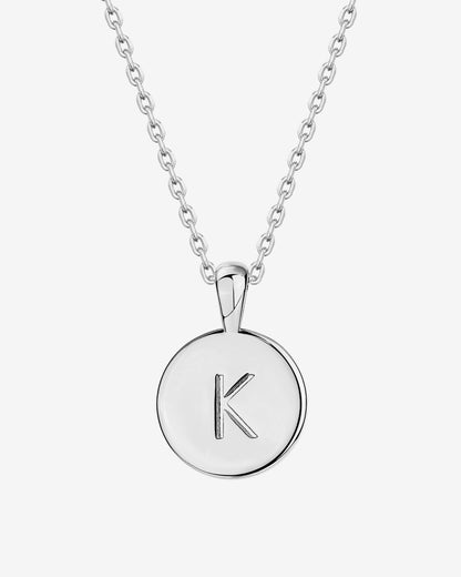 Initial Disc Pendant