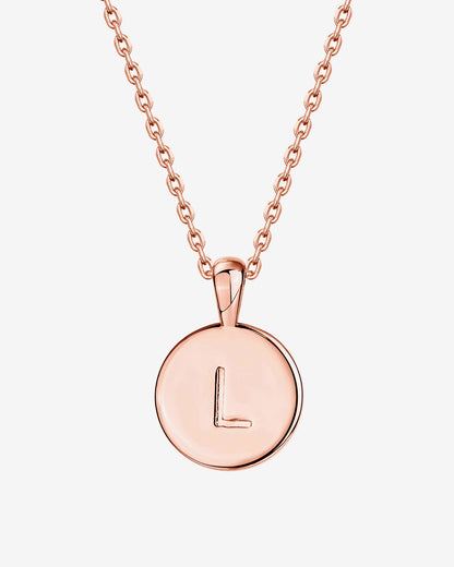 Initial Disc Pendant