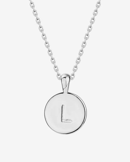 Initial Disc Pendant