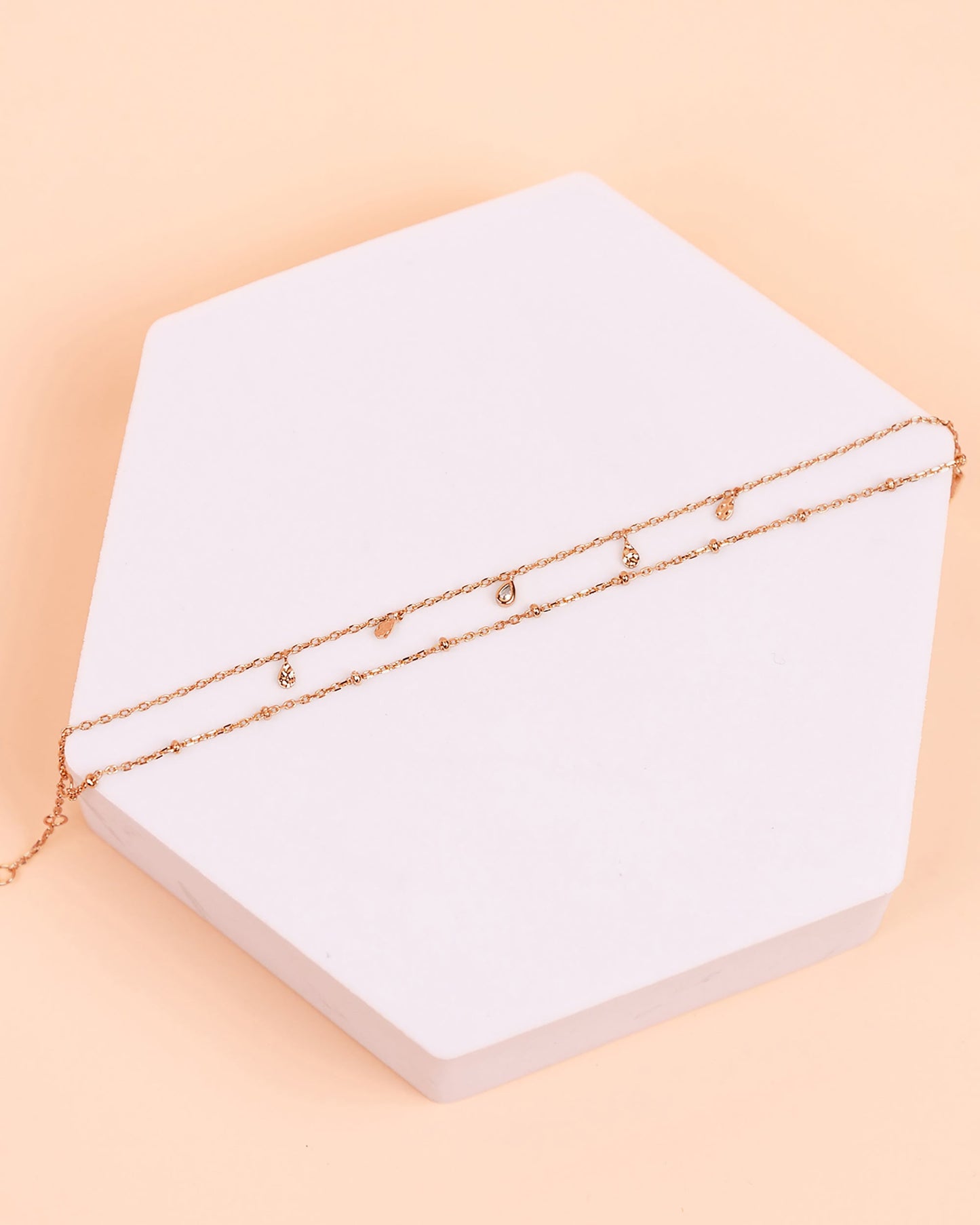 Double Wrap Charm Bracelet