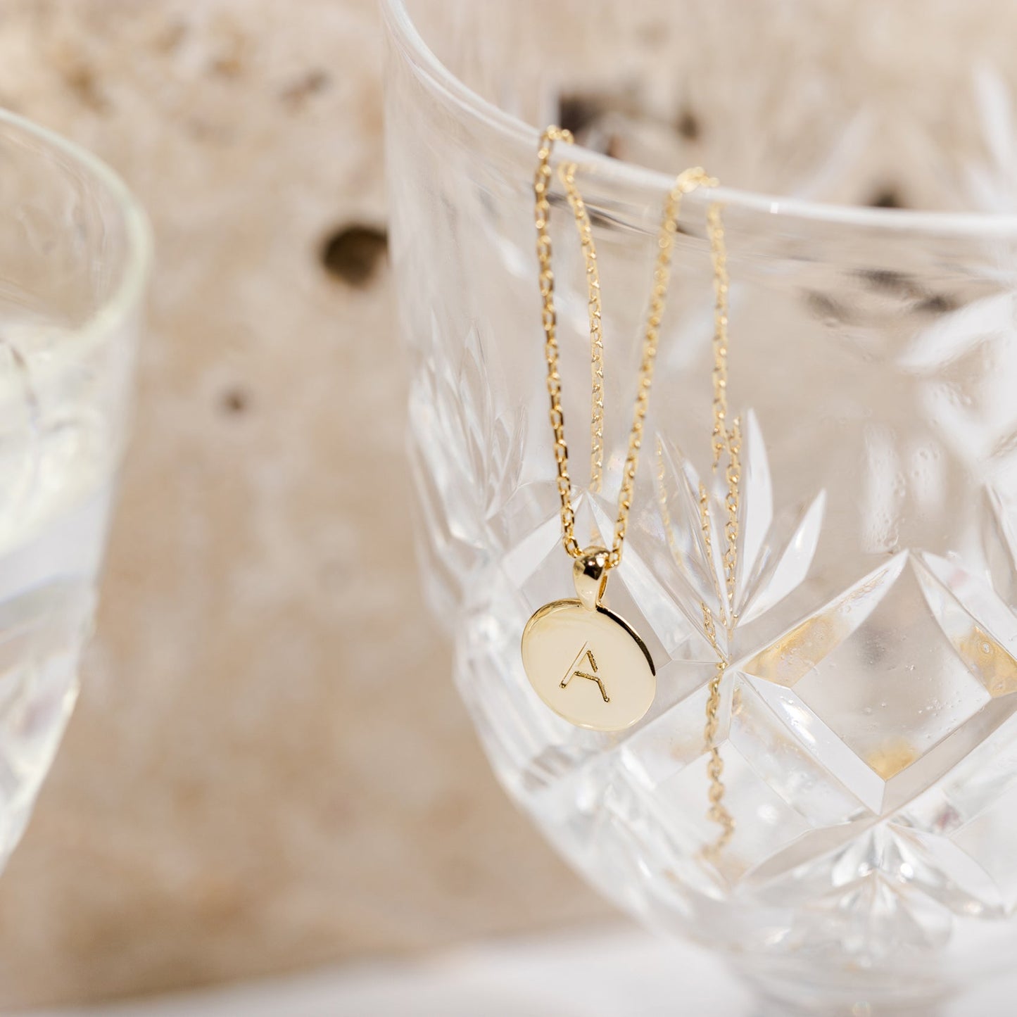 Initial Disc Pendant