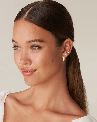 Opal Screw Back Studs